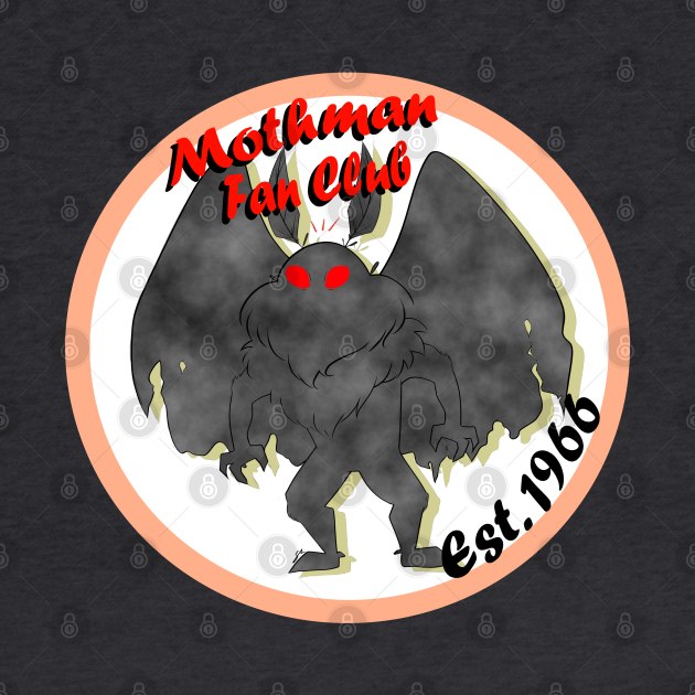 Mothman Fan Club by Beansprout Doodles